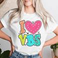 I Love Vbs 2024 Vacation Bible School Christian Summer Camp Women T-shirt Gifts for Her