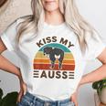 Mini Australian Shepherd Kiss My Auss Funnny Dog Mom Dad Women T-shirt Gifts for Her