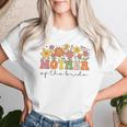 Mother Of The Bride Wildflower Floral Bachelorette Party Women T-shirt Gifts for Her