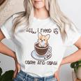 All I Need Is Coffee And Corgi Corgffee Cute Pet Owner Women T-shirt Gifts for Her