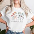 No Rain No Flowers Wildflower Floral Women T-shirt Gifts for Her