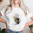 Panda Kunstwerk Tiermotiv Panda T-shirt Frauen Geschenke für Sie