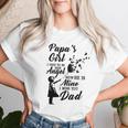 Papas Girl Ich War Früher Sein Engel Jetzt Ist Er Mein Miss Dad Gray S T-shirt Frauen Geschenke für Sie