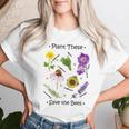 Plant These Save The Bees Bee Women T-shirt Gifts for Her