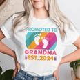 Promoted To Grandma 2024 Great Grandma 2024 Vintage Retro Women T-shirt Gifts for Her