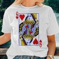 Queen Of Hearts Feminist For Playing Cards Women T-shirt Gifts for Her