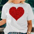 Red Heart Love Valentines For Girlfriend Him Her Girls Women T-shirt Gifts for Her
