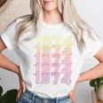Retro Birthday Vintage Classic 1974 Women T-shirt Gifts for Her