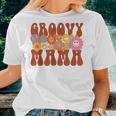 Retro Groovy Mama Matching Family Party Mother's Day Women T-shirt Gifts for Her