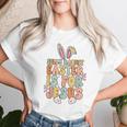 Silly Rabbit Easter Is For Jesus Christian Religious Groovy Women T-shirt Gifts for Her
