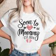 Soon To Be Mommy 2024 For Mom Pregnancy Announcement Women T-shirt Gifts for Her