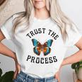 Trust The Process X Butterflyertraue Auf Prozess Backprint T-shirt Frauen Geschenke für Sie