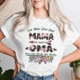 Women's Mama Grandma Ich Habe Zwei Tittel Mama Und Grandma T-shirt Frauen Geschenke für Sie