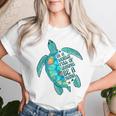 In A World Full Of Grandmas Be A Nana Sea Turtle Women T-shirt Gifts for Her