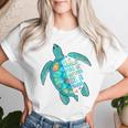 In A World Full Of Grandmas Be A Nana Sea Turtle Women T-shirt Gifts for Her