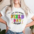 Yellow Field Day Let Games Start Begin Kid Boy Girl Teacher Women T-shirt Gifts for Her
