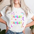 Youth I'm Taylor Doing Taylor Things Cute Girls Personalized Name Women T-shirt Gifts for Her