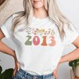 Youth Vintage 2013 Flower 11Th Birthday 11 Years Old Girl Women T-shirt Gifts for Her