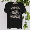 Witch - Im Going To Let Karma Fix It Because If I Fix It Men T-shirt Casual Daily Crewneck Short Sleeve Graphic Basic Unisex Tee