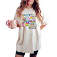 Groovy Happy Last Day Of School Para Life Women's Oversized Comfort T-shirt Ivory