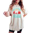Just A Girl Who Loves Pugs Retro Vintage Style Women Women's Oversized Comfort T-shirt Ivory