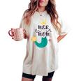 Mermom Mom Mum Costume Mermaid Mama Women's Oversized Comfort T-shirt Ivory