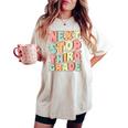 Next Stop Third Grade Cute Groovy Last Day Of 2Nd Grade Women's Oversized Comfort T-shirt Ivory