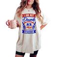 I Am Not Drunk I'm American 4Th Of July Women's Oversized Comfort T-shirt Ivory