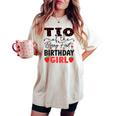 Tio Of The Berry First Birthday Girl Sweet Strawberry Bday Women's Oversized Comfort T-shirt Ivory