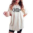 I Yell Because I Care Soccer Player Mom Dad Women's Oversized Comfort T-shirt Ivory