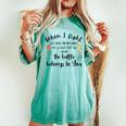 The Battle Belongs To You Christian Saying Costume Women's Oversized Comfort T-shirt Chalky Mint