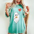 Be My Boo Ghost Happy Valentine's Day Couple Girl Women's Oversized Comfort T-shirt Chalky Mint