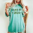 Camo Graduation Class Of 2024 12Th Grade Last Day Senior 12 Women's Oversized Comfort T-shirt Chalky Mint