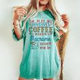 Cute Coffee And Macrame Knotting Knots Women's Oversized Comfort T-shirt Chalky Mint