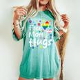 Cute Free Mom Hugs Gay Pride Transgender Rainbow Flag Women's Oversized Comfort T-shirt Chalky Mint