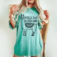 Field Day Quote No Prob Llama Student Child Kid Coach Fun Women's Oversized Comfort T-shirt Chalky Mint