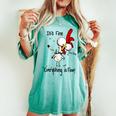 Chicken It's Fine I'm Fine Everything Is Fine Women's Oversized Comfort T-shirt Chalky Mint