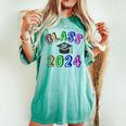 Class Of 2024 Graduation 12Th Grade Senior Last Day Women's Oversized Comfort T-shirt Chalky Mint