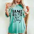 Game Day Sport Lover Basketball Mom Girl Women's Oversized Comfort T-shirt Chalky Mint