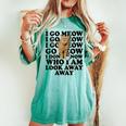 I Go Meow Singing Cat Meme Cat Kitty Lovers Women's Oversized Comfort T-shirt Chalky Mint