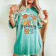 Groovy Gigi Retro Grandma Birthday Matching Family Party Women's Oversized Comfort T-shirt Chalky Mint