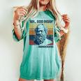 Mediocrates Meh Good Enough Lazy Logic Sloth Wisdom Meme Women's Oversized Comfort T-shirt Chalky Mint