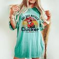 One Bad Mother Clucker Chicken Mom Mother Day Mama Hen Women's Oversized Comfort T-shirt Chalky Mint
