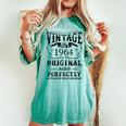 Vintage Made In 1964 60 Years Of Being Awesome Women's Oversized Comfort T-shirt Chalky Mint