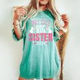Youth Only Child Big Sister 2024 Cute Unicorn For Girls Toddlers Women's Oversized Comfort T-shirt Chalky Mint