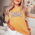 Baseball Mama Retro Loud Mom And Proud Mommy Mother's Day Women's Oversized Comfort T-shirt Mustard
