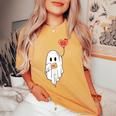 Be My Boo Ghost Happy Valentine's Day Couple Girl Women's Oversized Comfort T-shirt Mustard