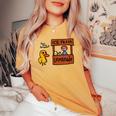 The Duck Song Got Any Grapes Meme Women's Oversized Comfort T-shirt Mustard