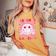 Eleven Is A Vibe Birthday 11 Year Old Girls 11Th Birthday Women's Oversized Comfort T-shirt Mustard