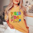 Field Day 2024 Pre-K Field Trip Teacher Student Women's Oversized Comfort T-shirt Mustard